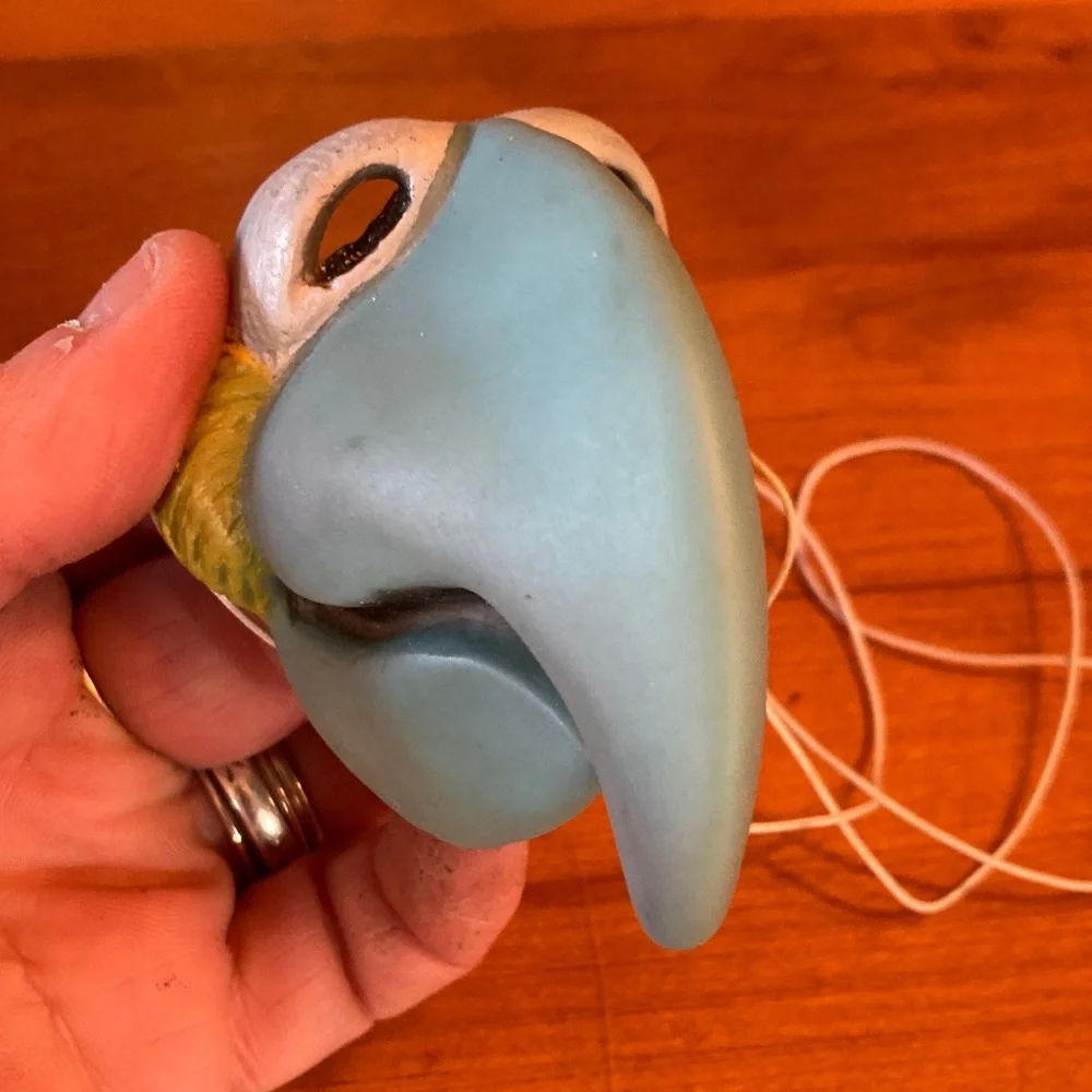 Vintage Animal nose Masks Set - Black, Blue, Pink